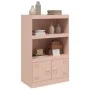 Aparador de acero rosa 67x39x107 cm de vidaXL, Aparadores - Ref: Foro24-841668, Precio: 118,29 €, Descuento: %