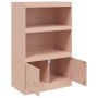 Aparador de acero rosa 67x39x107 cm de vidaXL, Aparadores - Ref: Foro24-841668, Precio: 119,50 €, Descuento: %