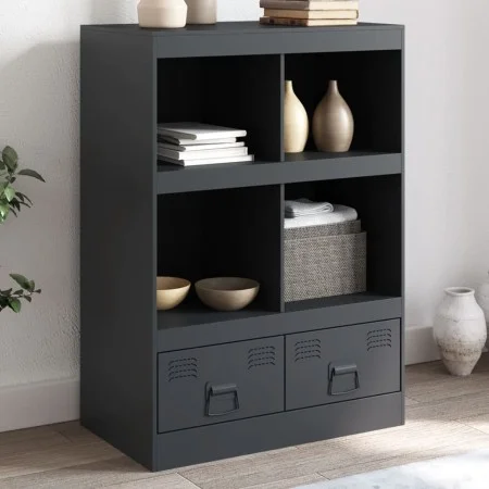 Aparador de acero gris antracita 67x39x95 cm by vidaXL, Sideboards - Ref: Foro24-841801, Price: 107,73 €, Discount: %