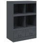 Aparador de acero gris antracita 67x39x95 cm de vidaXL, Aparadores - Ref: Foro24-841801, Precio: 108,75 €, Descuento: %