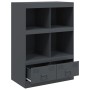 Aparador de acero gris antracita 67x39x95 cm de vidaXL, Aparadores - Ref: Foro24-841801, Precio: 108,75 €, Descuento: %