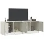 Muebles para TV 2 unidades acero blanco 67x39x44 cm by vidaXL, TV Furniture - Ref: Foro24-841642, Price: 108,09 €, Discount: %