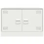 Muebles para TV 2 unidades acero blanco 67x39x44 cm by vidaXL, TV Furniture - Ref: Foro24-841642, Price: 108,09 €, Discount: %