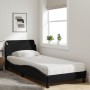 Bed with black fabric mattress 90x190 cm by vidaXL, Beds and slatted bases - Ref: Foro24-3208306, Price: 248,45 €, Discount: %