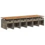 Set comedor de jardín con cojines 13 pzas ratán sintético gris by vidaXL, Garden sets - Ref: Foro24-3277897, Price: 1,00 €, D...