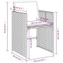 Set comedor de jardín con cojines 13 pzas ratán sintético gris by vidaXL, Garden sets - Ref: Foro24-3277897, Price: 906,52 €,...