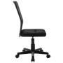 Black mesh fabric office chair 44x52x100 cm by vidaXL, Office chairs - Ref: Foro24-289510, Price: 74,27 €, Discount: %