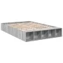 Sonoma gray engineered wood bed frame 140x200 cm by vidaXL, Beds and slatted bases - Ref: Foro24-3280571, Price: 170,89 €, Di...