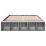 Sonoma-grauer Holzwerkstoff-Bettrahmen 140 x 200 cm von vidaXL, Betten und Lattenroste - Ref: Foro24-3280571, Preis: 173,51 €...