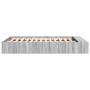 Sonoma-grauer Holzwerkstoff-Bettrahmen 140 x 200 cm von vidaXL, Betten und Lattenroste - Ref: Foro24-3280571, Preis: 173,51 €...