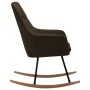 Silla mecedora de tela marrón de vidaXL, Mecedoras - Ref: Foro24-289540, Precio: 178,80 €, Descuento: %