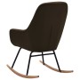 Schaukelstuhl aus braunem Stoff von vidaXL, Schaukelstühle - Ref: Foro24-289540, Preis: 181,37 €, Rabatt: %