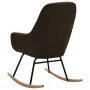 Schaukelstuhl aus braunem Stoff von vidaXL, Schaukelstühle - Ref: Foro24-289540, Preis: 178,80 €, Rabatt: %