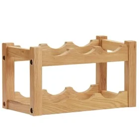Weinregal für 6 Flaschen aus massivem Eichenholz 37x21x21 cm von vidaXL, Weinregale - Ref: Foro24-289201, Preis: 40,93 €, Rab...