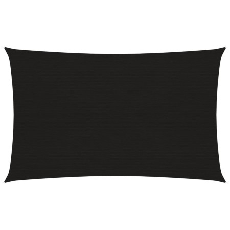 Rectangular sail awning HDPE black 160 g/m² 6x8 m by vidaXL, Umbrellas - Ref: Foro24-311745, Price: 89,04 €, Discount: %