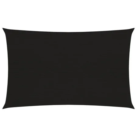 Rectangular sail awning HDPE black 160 g/m² 6x8 m by vidaXL, Umbrellas - Ref: Foro24-311745, Price: 87,11 €, Discount: %