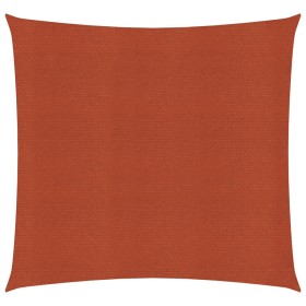 Terracotta HDPE square sail awning 160 g/m² 4.5x4.5 m by vidaXL, Umbrellas - Ref: Foro24-311332, Price: 45,29 €, Discount: %