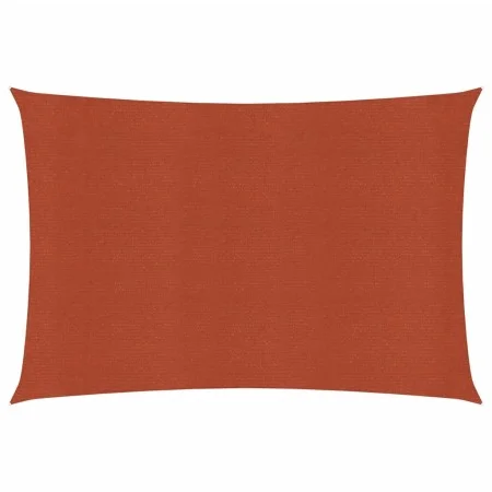 Rectangular HDPE terracotta sail awning 160 g/m² 3.5x4.5 m by vidaXL, Umbrellas - Ref: Foro24-311351, Price: 39,23 €, Discoun...