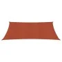 Rectangular HDPE terracotta sail awning 160 g/m² 3.5x4.5 m by vidaXL, Umbrellas - Ref: Foro24-311351, Price: 39,23 €, Discoun...