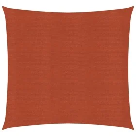 Terracotta HDPE square sail awning 160 g/m² 3.6x3.6 m by vidaXL, Umbrellas - Ref: Foro24-311330, Price: 35,70 €, Discount: %