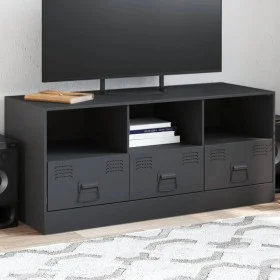 Mueble para TV de acero gris antracita 99x39x44 cm de vidaXL, Muebles TV - Ref: Foro24-841735, Precio: 97,56 €, Descuento: %