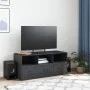 Anthrazitgrauer TV-Schrank aus Stahl, 99 x 39 x 44 cm von vidaXL, TV-Möbel - Ref: Foro24-841735, Preis: 97,56 €, Rabatt: %