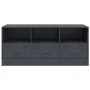 Mueble para TV de acero gris antracita 99x39x44 cm de vidaXL, Muebles TV - Ref: Foro24-841735, Precio: 97,56 €, Descuento: %