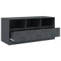 Anthrazitgrauer TV-Schrank aus Stahl, 99 x 39 x 44 cm von vidaXL, TV-Möbel - Ref: Foro24-841735, Preis: 98,52 €, Rabatt: %