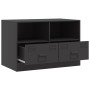 TV-Möbel 2 Einheiten aus schwarzem Stahl 67x39x44 cm von vidaXL, TV-Möbel - Ref: Foro24-841740, Preis: 123,49 €, Rabatt: %