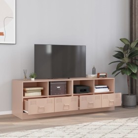 Muebles para TV 2 unidades acero rosa 67x39x44 cm de vidaXL, Muebles TV - Ref: Foro24-841742, Precio: 131,08 €, Descuento: %