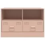 TV-Möbel 2 Einheiten rosa Stahl 67x39x44 cm von vidaXL, TV-Möbel - Ref: Foro24-841742, Preis: 129,86 €, Rabatt: %