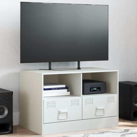 TV-Schrank aus weißem Stahl, 67 x 39 x 44 cm von vidaXL, TV-Möbel - Ref: Foro24-841749, Preis: 73,07 €, Rabatt: %