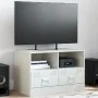 TV-Schrank aus weißem Stahl, 67 x 39 x 44 cm von vidaXL, TV-Möbel - Ref: Foro24-841749, Preis: 72,36 €, Rabatt: %
