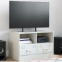 TV-Schrank aus weißem Stahl, 67 x 39 x 44 cm von vidaXL, TV-Möbel - Ref: Foro24-841749, Preis: 73,07 €, Rabatt: %