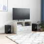 TV-Schrank aus weißem Stahl, 67 x 39 x 44 cm von vidaXL, TV-Möbel - Ref: Foro24-841749, Preis: 73,07 €, Rabatt: %