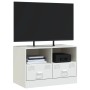 TV-Schrank aus weißem Stahl, 67 x 39 x 44 cm von vidaXL, TV-Möbel - Ref: Foro24-841749, Preis: 73,07 €, Rabatt: %