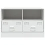 TV-Schrank aus weißem Stahl, 67 x 39 x 44 cm von vidaXL, TV-Möbel - Ref: Foro24-841749, Preis: 72,36 €, Rabatt: %