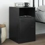 Nachttisch aus schwarzem Stahl, 34,5 x 39 x 62 cm von vidaXL, Nachttische - Ref: Foro24-841763, Preis: 57,40 €, Rabatt: %