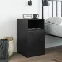 Nachttisch aus schwarzem Stahl, 34,5 x 39 x 62 cm von vidaXL, Nachttische - Ref: Foro24-841763, Preis: 57,40 €, Rabatt: %
