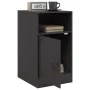 Black steel nightstand 34.5x39x62 cm by vidaXL, Nightstands - Ref: Foro24-841763, Price: 57,40 €, Discount: %