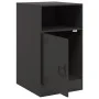 Black steel nightstand 34.5x39x62 cm by vidaXL, Nightstands - Ref: Foro24-841763, Price: 57,40 €, Discount: %