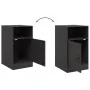 Black steel nightstand 34.5x39x62 cm by vidaXL, Nightstands - Ref: Foro24-841763, Price: 57,40 €, Discount: %