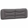 Bed with gray synthetic leather mattress 160x200 cm by vidaXL, Beds and slatted bases - Ref: Foro24-3208734, Price: 434,80 €,...