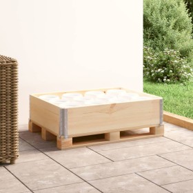 Solid pine wood pallet box necklace 60x80 cm by vidaXL, Loading platforms and pallets - Ref: Foro24-310048, Price: 41,65 €, D...