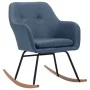 Blue fabric rocking chair by vidaXL, Rocking chairs - Ref: Foro24-289531, Price: 108,26 €, Discount: %