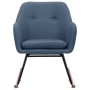 Blauer Schaukelstuhl aus Stoff von vidaXL, Schaukelstühle - Ref: Foro24-289531, Preis: 109,47 €, Rabatt: %