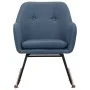 Blue fabric rocking chair by vidaXL, Rocking chairs - Ref: Foro24-289531, Price: 108,26 €, Discount: %