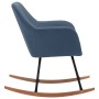 Blauer Schaukelstuhl aus Stoff von vidaXL, Schaukelstühle - Ref: Foro24-289531, Preis: 109,47 €, Rabatt: %