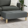 Fußhocker aus dunkelgrauem Stoff, 77 x 55 x 31 cm von vidaXL, Osmanen - Ref: Foro24-4007390, Preis: 72,32 €, Rabatt: %