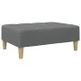 Fußhocker aus dunkelgrauem Stoff, 77 x 55 x 31 cm von vidaXL, Osmanen - Ref: Foro24-4007390, Preis: 71,28 €, Rabatt: %